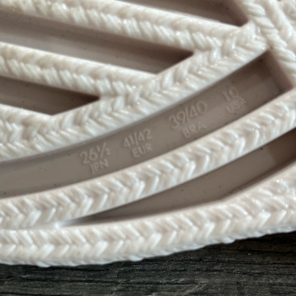 Elegant Cream Peep-Toe Woven Flats - Picture 7 of 7